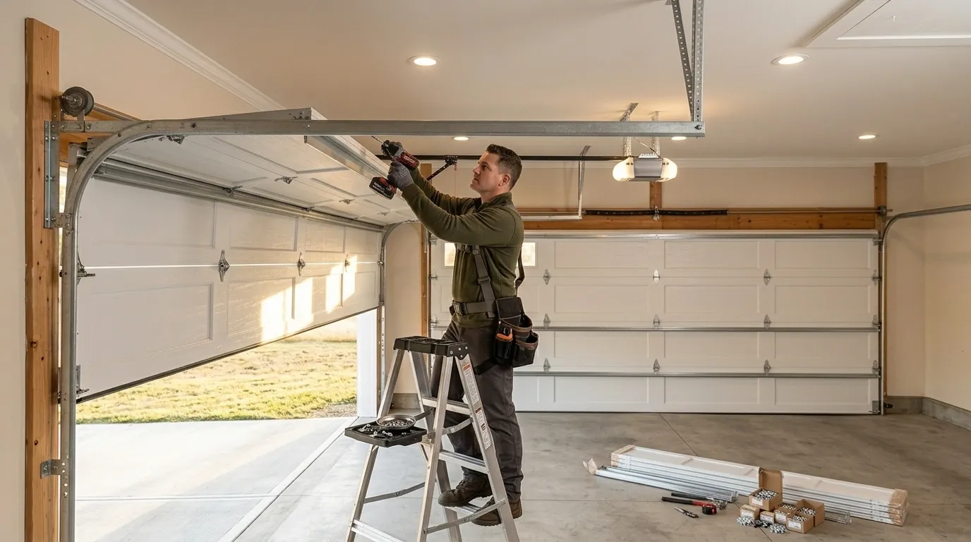 New Garage Door Installation for Burien's 1960s Housing Stock in Renton