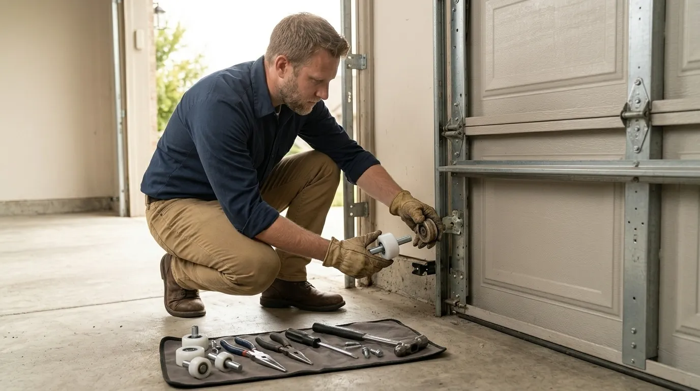 Roller Replacement for Fairwood's 1980s Garage Doors in Renton
